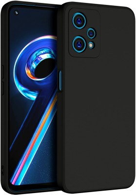 Rlab Back Cover for Realme 9 PRO | Soft Silicon Protective Case Cover Designed,Candy(Black, Camera Bump Protector, Silicon, Pack of: 1)