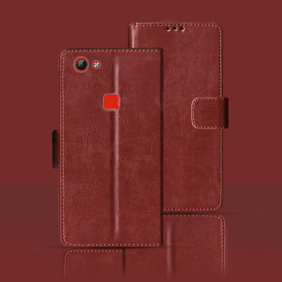 Kalua Mall Flip Cover for VIVO V7 Plus(Maroon, Pack of: 1)