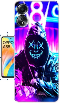 MorePrint Protective Case for Oppo A58 4G Back cover 3116(Multicolor, Silicon, Pack of: 1)