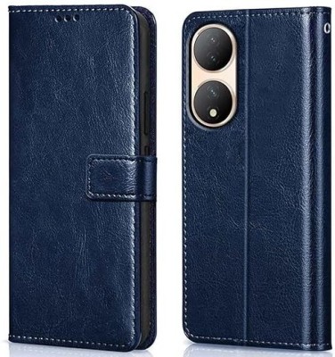 THE JUMP START STORE Flip Cover for Vivo T2x (5G) Vegan Leather Protective Shockproof Bumper Flip Wallet Diary Cover Case(Blue, Shock Proof, Pack of: 1)