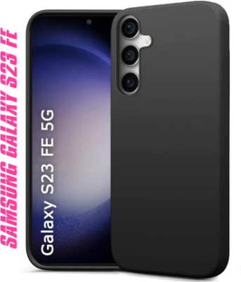 sadgatih Back Cover for Samsung Galaxy S23 FE 5G(Black, Dual Protection, Silicon, Pack of: 1)