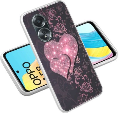 eBoggy Back Cover for Oppo A58 4G(Multicolor, Dual Protection, Silicon, Pack of: 1)