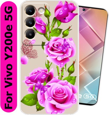 Cooldone Back Cover for Vivo Y200e 5G(Multicolor, Grip Case, Silicon, Pack of: 1)