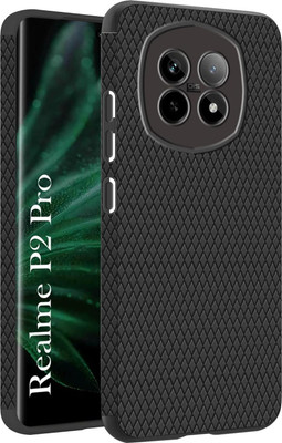 YoZoo Back Cover for Realme P2 Pro 5G(Black, Shock Proof, Silicon, Pack of: 1)