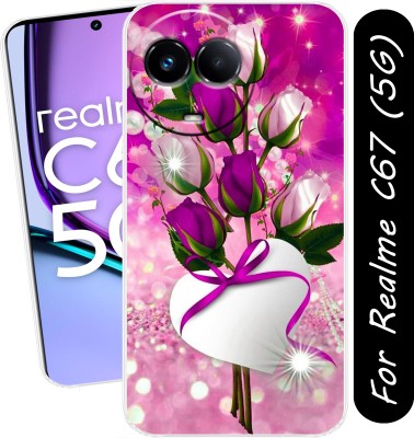 Hostprint Back Cover for Realme C67 (5G)(Transparent, Flexible, Silicon, Pack of: 1)