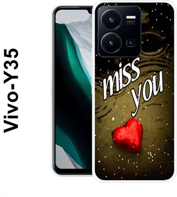 COVERJET Back Cover for Vivo Y35(Black, Flexible, Pack of: 1)