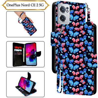 PARGO Flip Cover for OnePlus Nord CE 2 5G(Black, Pack of: 1)