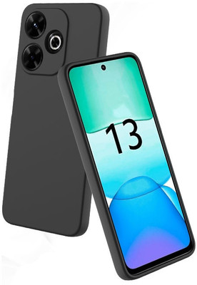 INSTYLE Back Cover for Mi Redmi 13 5G(Black, Matte Finish, Silicon, Pack of: 1)