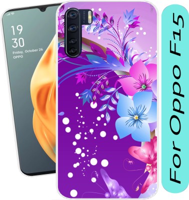 Coolcase Back Cover for Oppo F15(Transparent, Flexible, Silicon, Pack of: 1)