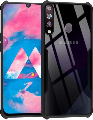 Cestny Back Cover for Samsung Galaxy M30(Black, Grip Case, Pack of: 1)