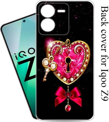 Design Villa Back Cover for iQoo Z9 5G 3127(Multicolor, Dot View, Silicon, Pack of: 1)