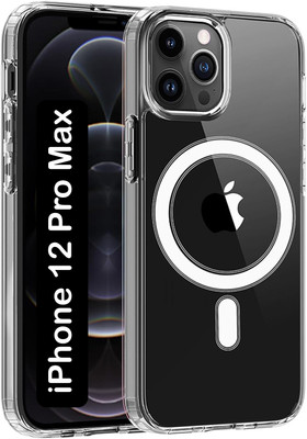 Chic Vibe Back Cover for APPLE iPhone 12 pro max(Transparent, Dual Protection, Pack of: 1)