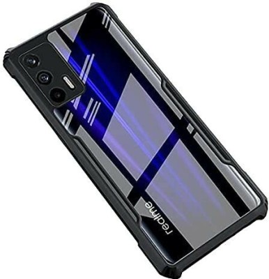 Mobile Case Cover Bumper Case for Realme X7 Max(Black, Transparent, Shock Proof, Pack of: 1)