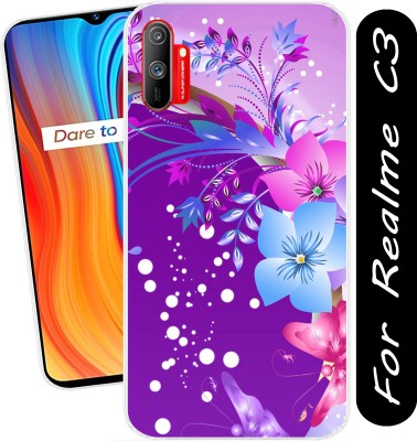 Tokito Back Cover for Realme C3(Transparent, Flexible, Silicon, Pack of: 1)