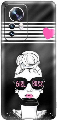 7printzone Back Cover for XIAOMI MI 12 PRO(Black, White, Silicon)