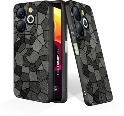 FeelWhiz Back Cover for Infinix Smart 8 Hd, Tecno Spark GO 2024, Tecno Spark 20C, Tecno Pop 8(Black)