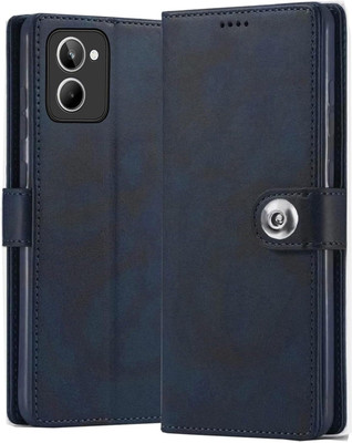 COVERBLACK Flip Cover for Vivo Y28s / Y18i / Y28E /Lite 5G(Blue, Magnetic Case, Pack of: 1)