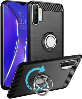 Unistuff Back Cover for Realme X2, Realme XT(Black, Rugged Armor, Pack of: 1)