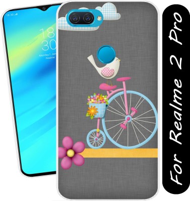 SmartGoldista Back Cover for Realme 2 Pro(Transparent, Flexible, Silicon, Pack of: 1)