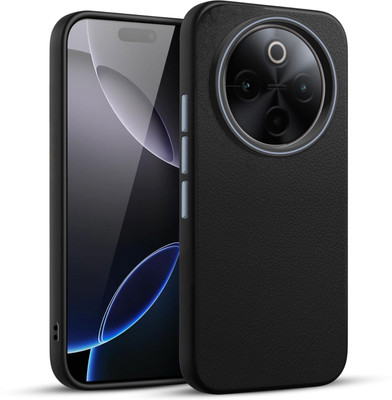 V-TAN Back Cover for Vivo Y300 Pro 5G(Black, Waterproof, Pack of: 1)
