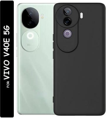 Fablue Back Cover for Vivo V40E 5G(Black, Grip Case, Silicon, Pack of: 1)