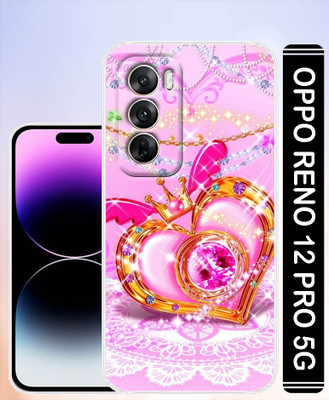 SmartGoldista Back Cover for Oppo Reno 12 Pro 5G(Multicolor, Flexible, Silicon, Pack of: 1)