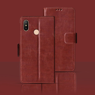 Kalua Mall Flip Cover for Mi Redmi 6 pro(Maroon, Pack of: 1)