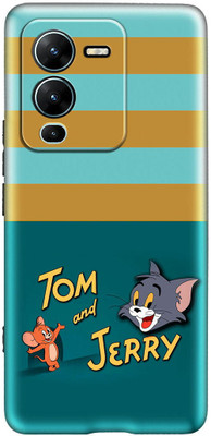 7printzone Back Cover for VIVO V25 PRO(Multicolor, Flexible, Silicon)