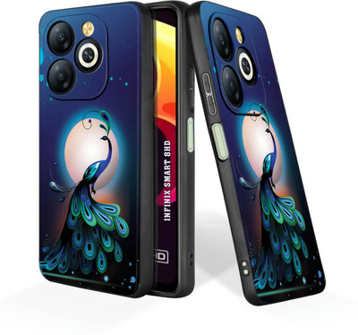 FeelWhiz Back Cover for Infinix Smart 8 Hd, Tecno Spark GO 2024, Tecno Spark 20C, Tecno Pop 8(Black)