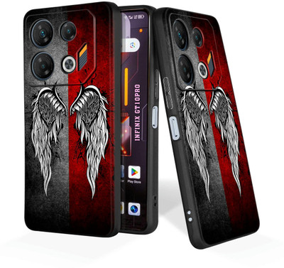 printwhiz Back Cover for Infinix GT 10 Pro(Black)