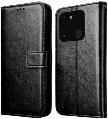 COVERBLACK Flip Cover for Tecno KG5h / Spark Go 2022(Black, Grip Case, Pack of: 1)