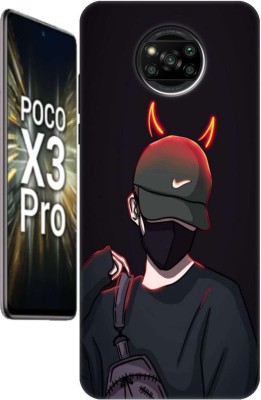 MorePrint Back Cover for Poco X3 Pro(Multicolor, Anti-radiation, Silicon, Pack of: 1)