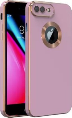 Dallao Back Cover for Apple I Phone 7 Plus, Apple I Phone 8 Plus Luxurious Colored CD Chrome Designer Case(Purple, Shock Proof, Silicon, Pack of: 1)