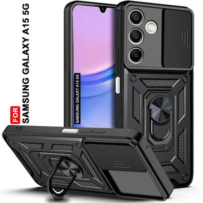 AESTMO Back Cover for Samsung Galaxy A15 5G(Black, Slider, Pack of: 1)
