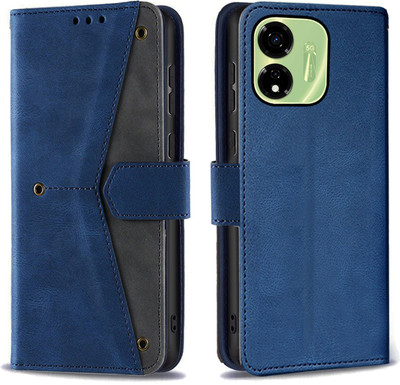 Autofocus Flip Cover for Itel P55 5G(Multicolor, Cases with Holder, Pack of: 1)