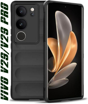 vmt stock Back Cover for Vivo V29 Pro 5G, Vivo V29 5G(Black, Dual Protection, Silicon, Pack of: 1)