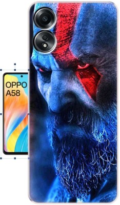 MorePrint Back Cover for Oppo A58 4G Back cover 3111(Multicolor, Hard Case, Silicon, Pack of: 1)