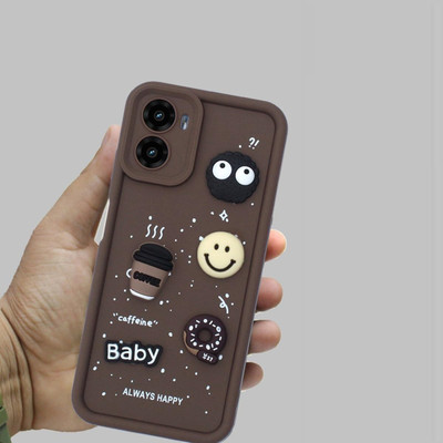 Seetu Back Cover for Vivo Y56 5G(Brown)