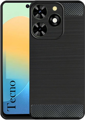 Fastship Back Cover for TECNO‎ BG6h / POP 8(Black, Flexible, Silicon, Pack of: 1)