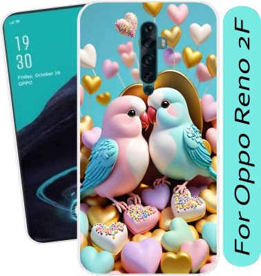 Cooltrend Back Cover for Oppo Reno2 F(Transparent, Flexible, Silicon, Pack of: 1)