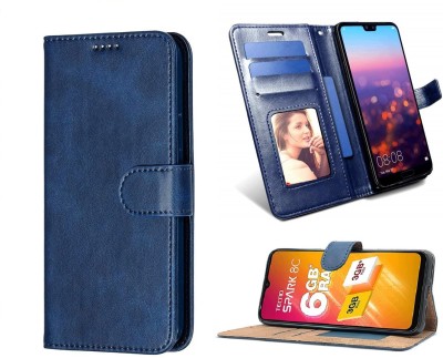 Fastship Flip Cover for Itel P651L / Vision-2S(Blue, Grip Case, Pack of: 1)