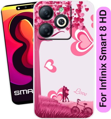 Goldista Back Cover for Infinix Smart 8 HD(Multicolor, Flexible, Silicon, Pack of: 1)