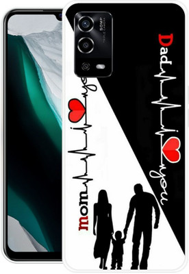 Shree Shyam Back Cover for Oppo A55 4G, Oppo A55(Black, White, Grip Case, Silicon, Pack of: 1)
