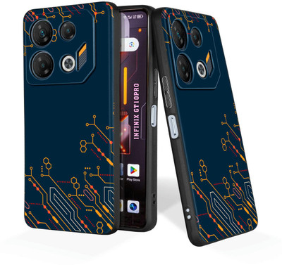 printwhiz Back Cover for Infinix GT 10 Pro(Black)