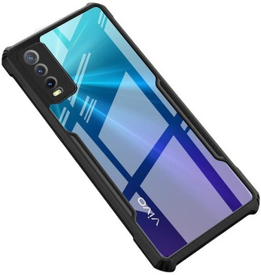 Fastship Back Cover for Vivo V2065 / Y20G / Y20s / Y20T / Y20A(Black, Grip Case, Pack of: 1)