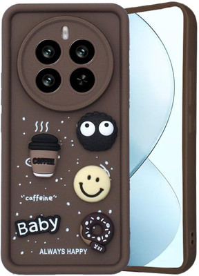 Micvir Back Cover for Realme P1 5G(Brown, Silicon, Pack of: 1)