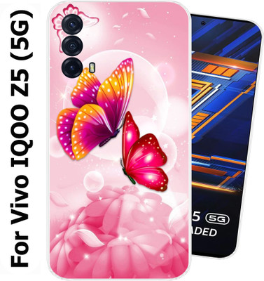 SmartGoldista Back Cover for Vivo IQOO Z5 (5G)(Multicolor, Silicon, Pack of: 1)