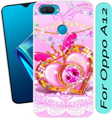 SmartGoldista Back Cover for Oppo A12(Transparent, Flexible, Silicon, Pack of: 1)