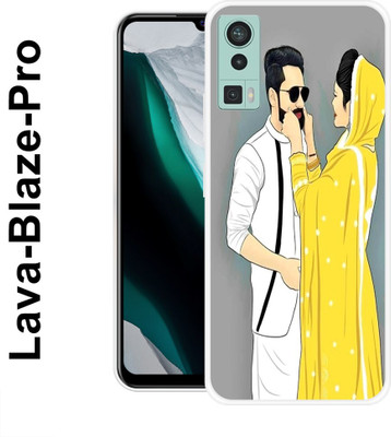 COVERBAK Back Cover for Lava Blaze Pro 4G(Yellow, Flexible, Silicon, Pack of: 1)