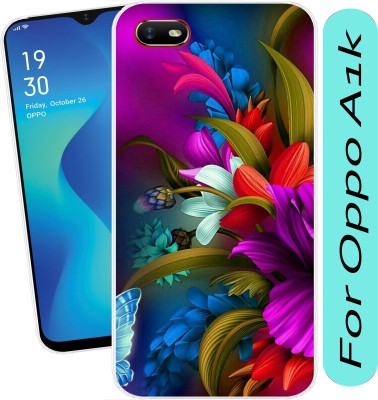 SmartGoldista Back Cover for Oppo A1k(Multicolor, Flexible, Silicon, Pack of: 1)